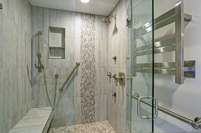 Large Format Tile Shower Interior